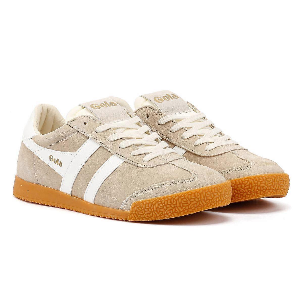 Gola Elan Suede Women's Bone/White Trainers