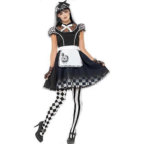 Smiffys レディース アリス ゴシック コスチューム セット