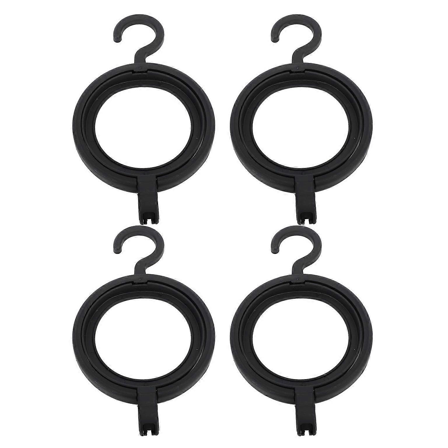 4-Pack Hanging Wig Stand - Display Hanger & Rack for Wigs