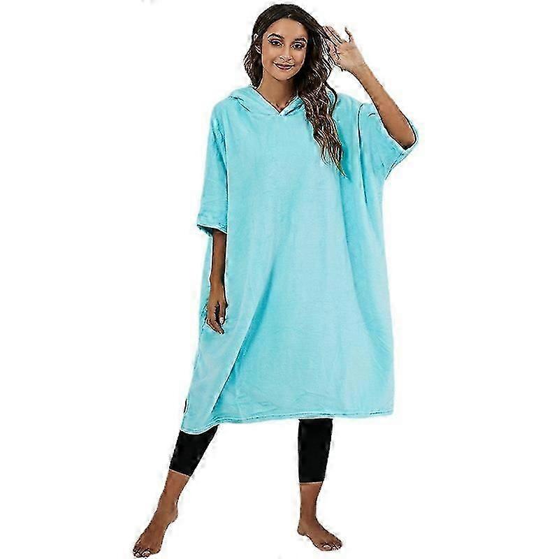 Damer Pullover Badrock Flanell Badrock Huva Bad Wrap Casual Plysch Loungewear M