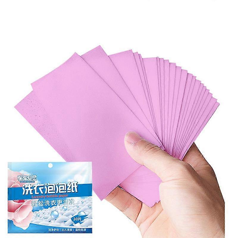 Laundry Detergent Sheets with Easy Dissolve Tablets