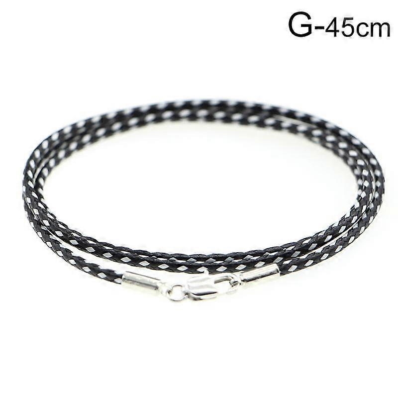 1PC Jewelry Finding Leather Cord Necklace Making String Rope Lobster Clasp DIY Accessories