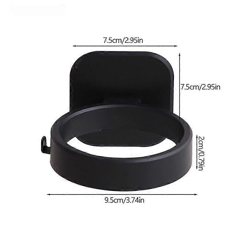 Bathroom No Drilling Wire Hanger Strong Adhesive Storage Hair Dryer Holder Wall Mounted Shelf With Strong Back Glue Straightener