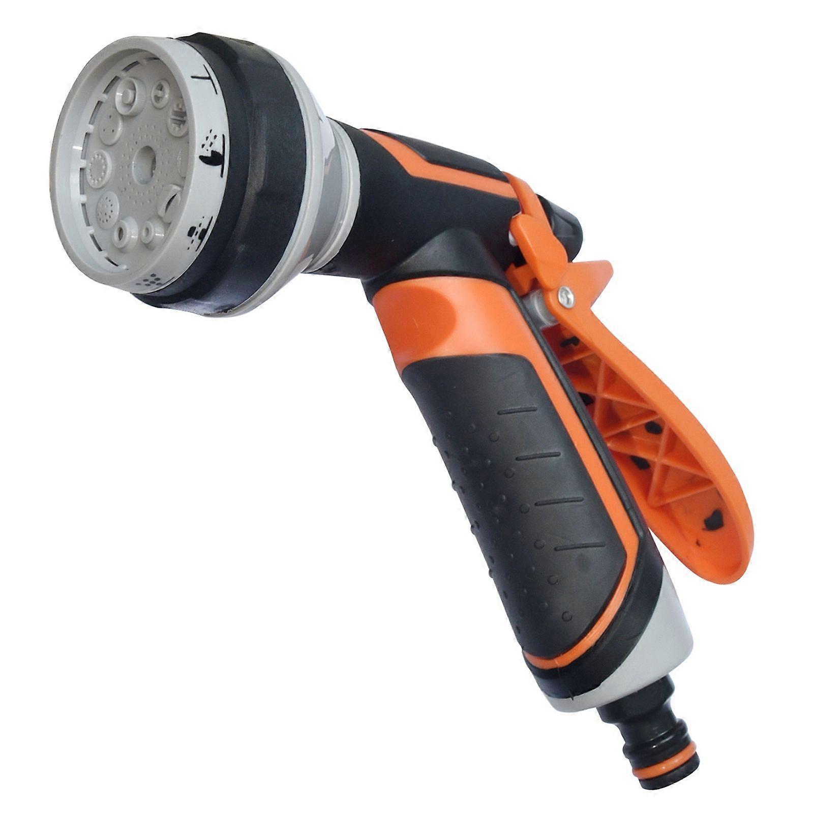 Garden Hose Nozzle with Non-Slip Handle 10 Adjustable Patterns High Pressure Water Hose Sprayer Nozzle Accessories