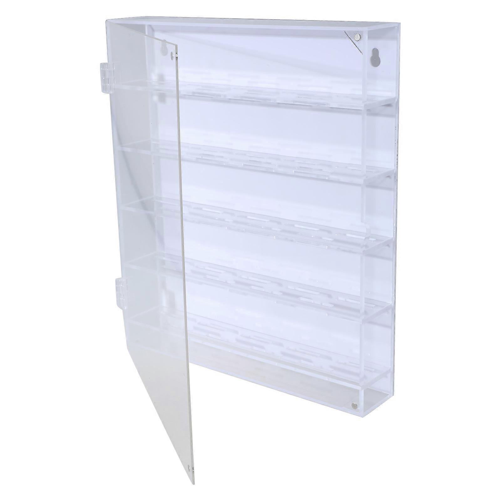 Multipurpose Acrylic Circular Showcase Coin Display Storage Box Elegant Storage Case for Exhibitions and Collectors White