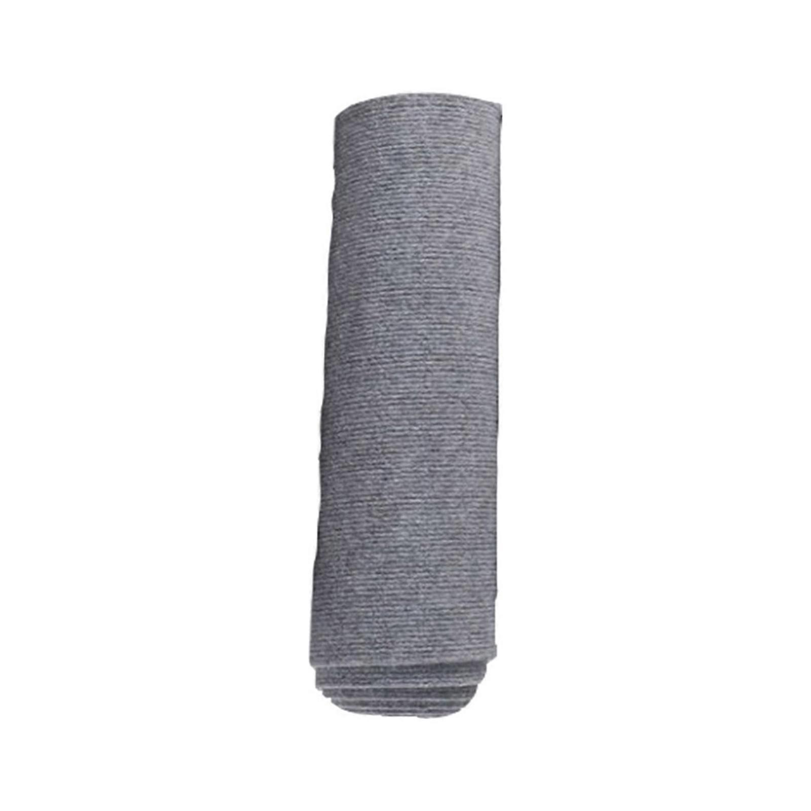 Trimmable Cats Scratch Mat Indoor Pet Cats Scratching Mat with Adhesive Tape for Protect Couch Floor Wall Wear Resistant  Light Grey