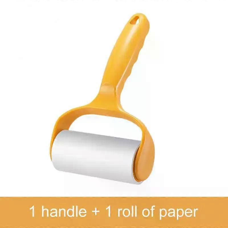 Tearable Roll Paper Sticky Roller Dust Wiper Safe Stash Storage Sight Secret Replaceable Cleaning Brush Tool