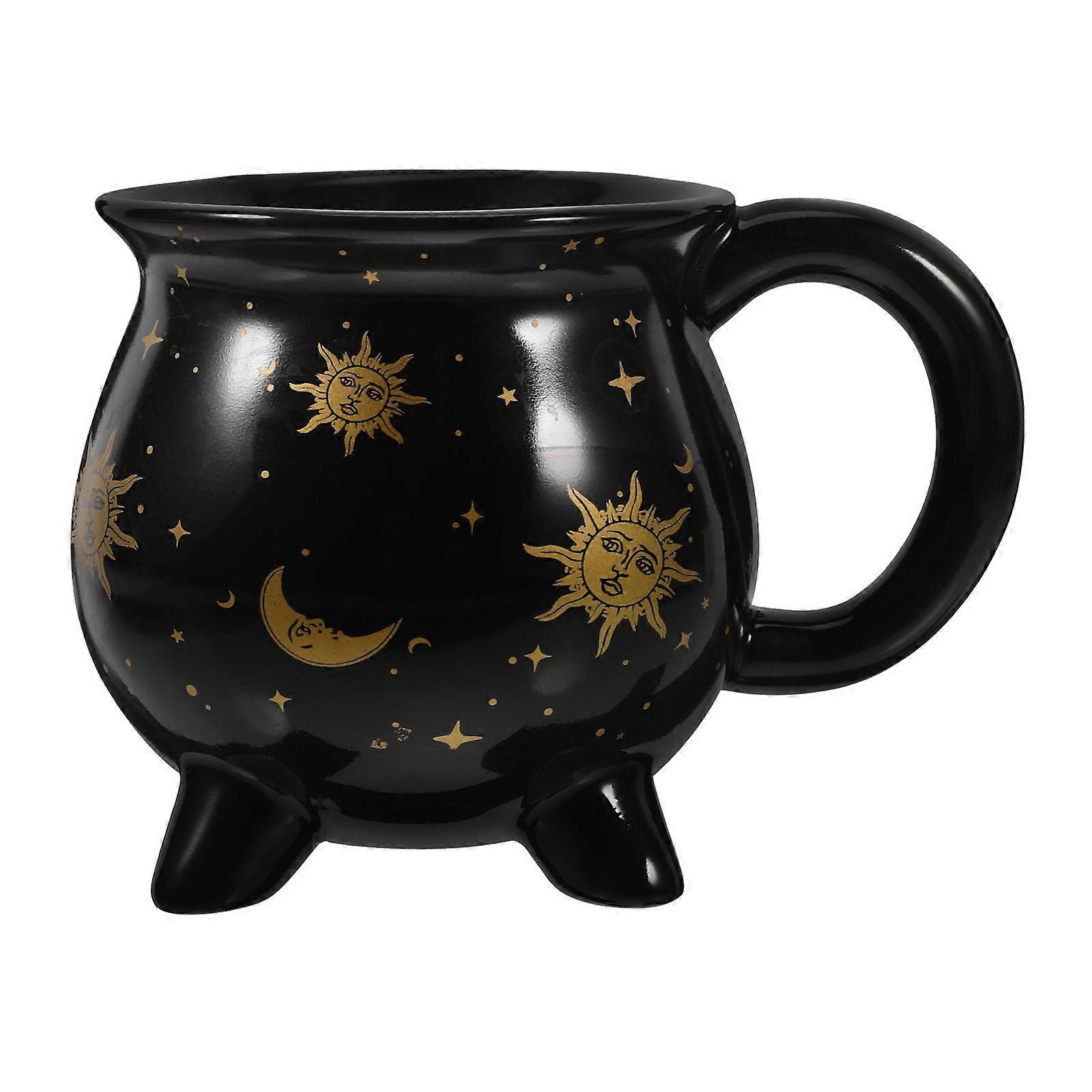 Novelty Witch Mug Ceramic Cauldron Mug Coffee Cup Ceramic Cauldron Cup Halloween Decor