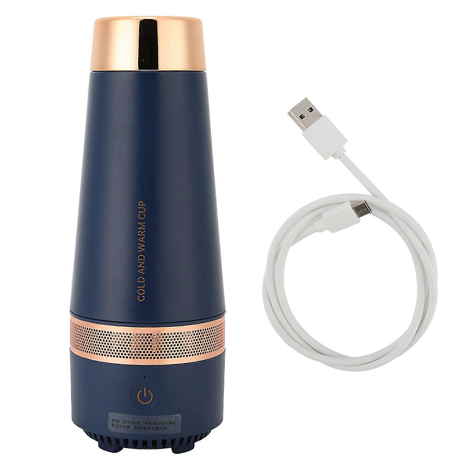 330ml Smart Water Bottle Quick Heating Cooling Vacuum Flask Mug USB Charging for Car Home