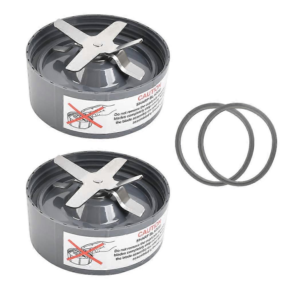 2 Pack Replacement Extractor Blades for Nutribullet 600W and 900W Blenders, Durable Plastic, Compatible with All Models