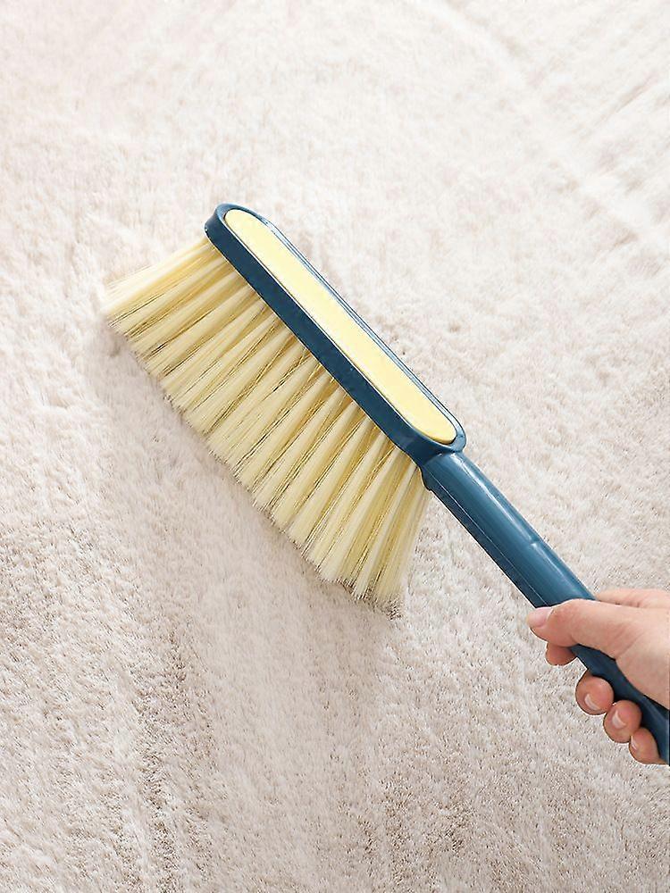 Household bed cleaning brush dark blue