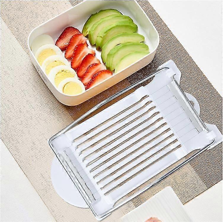 Spam Slicer, Luncheon Meat Slicer, Multipurpose Stainless Steel Wire Slicer, Egg Fruit Banana Soft Cheese Slicer, Cuts 9 Slices
