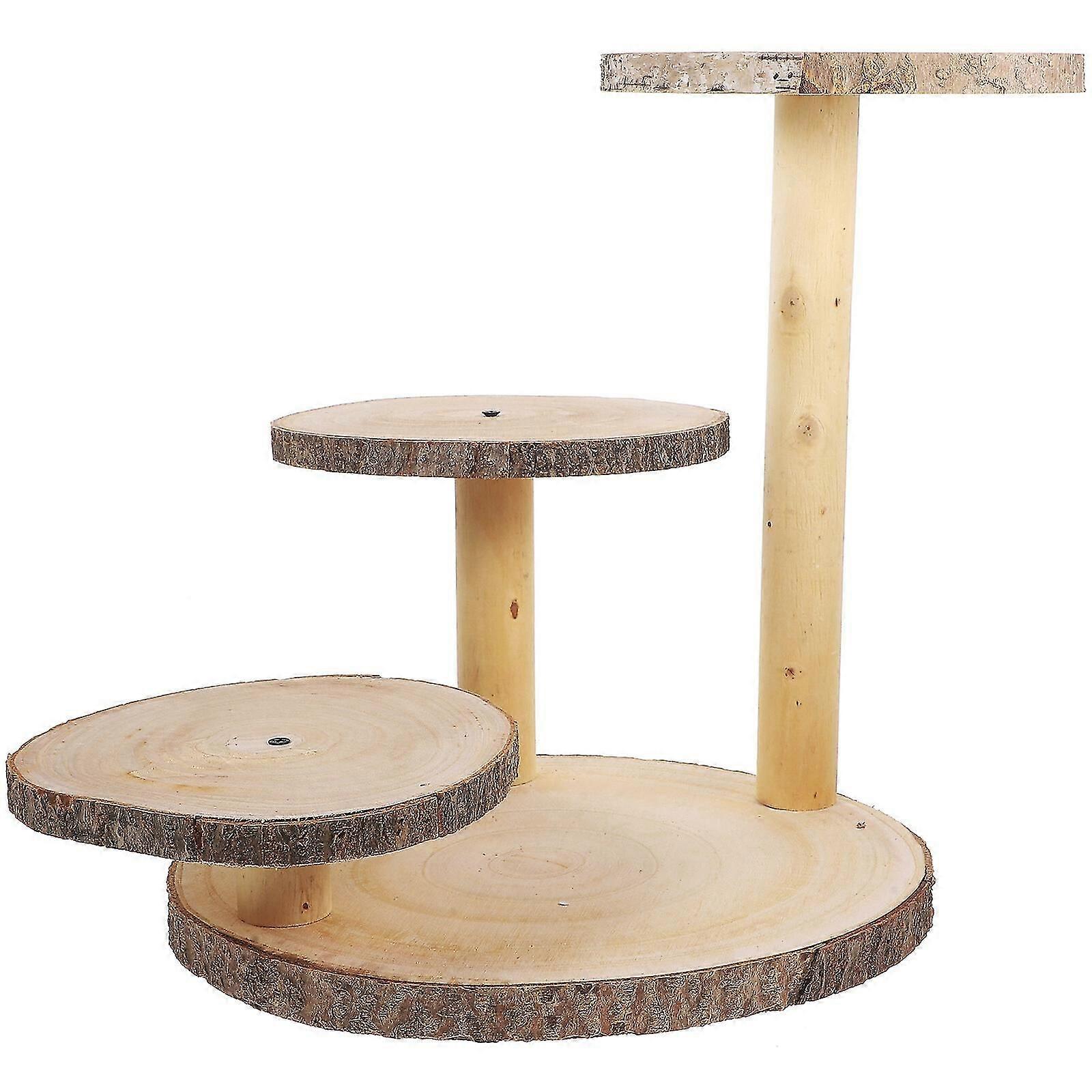 الخشب كب كيك موقف التجزئة عرض موقف الخشب كب كيك موقف ريفي متعدد المستويات كب كيك موقف