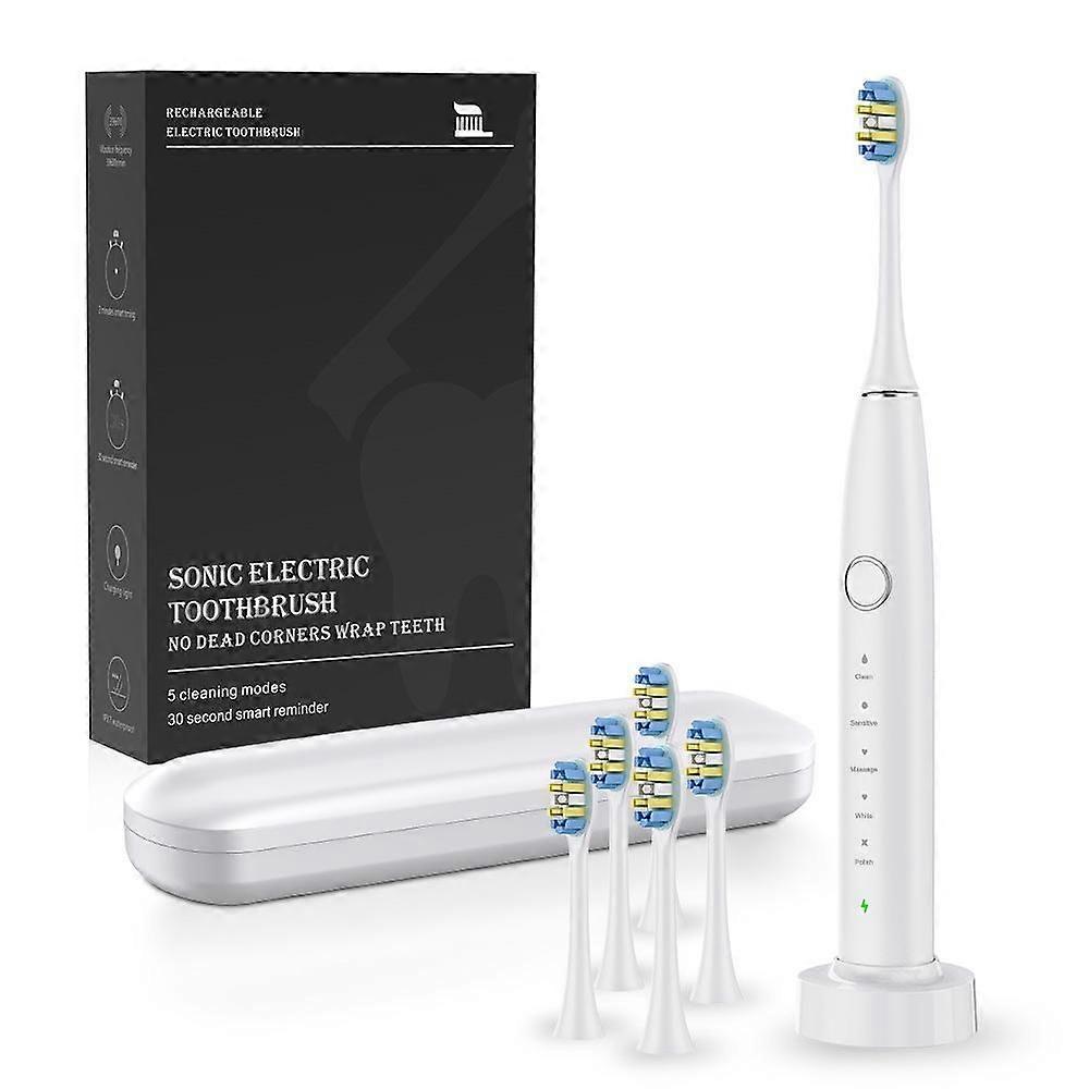 IPX7 Waterproof Sonic Wireless Electric Toothbrush