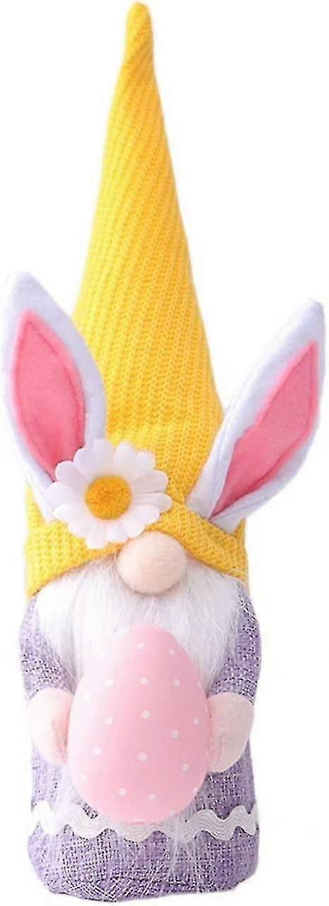 Easter Plush Easter Bunny With Easter Egg, 3pcs Easter Bunny Gnomes, Easter Gnomes Plush, Holiday Ea