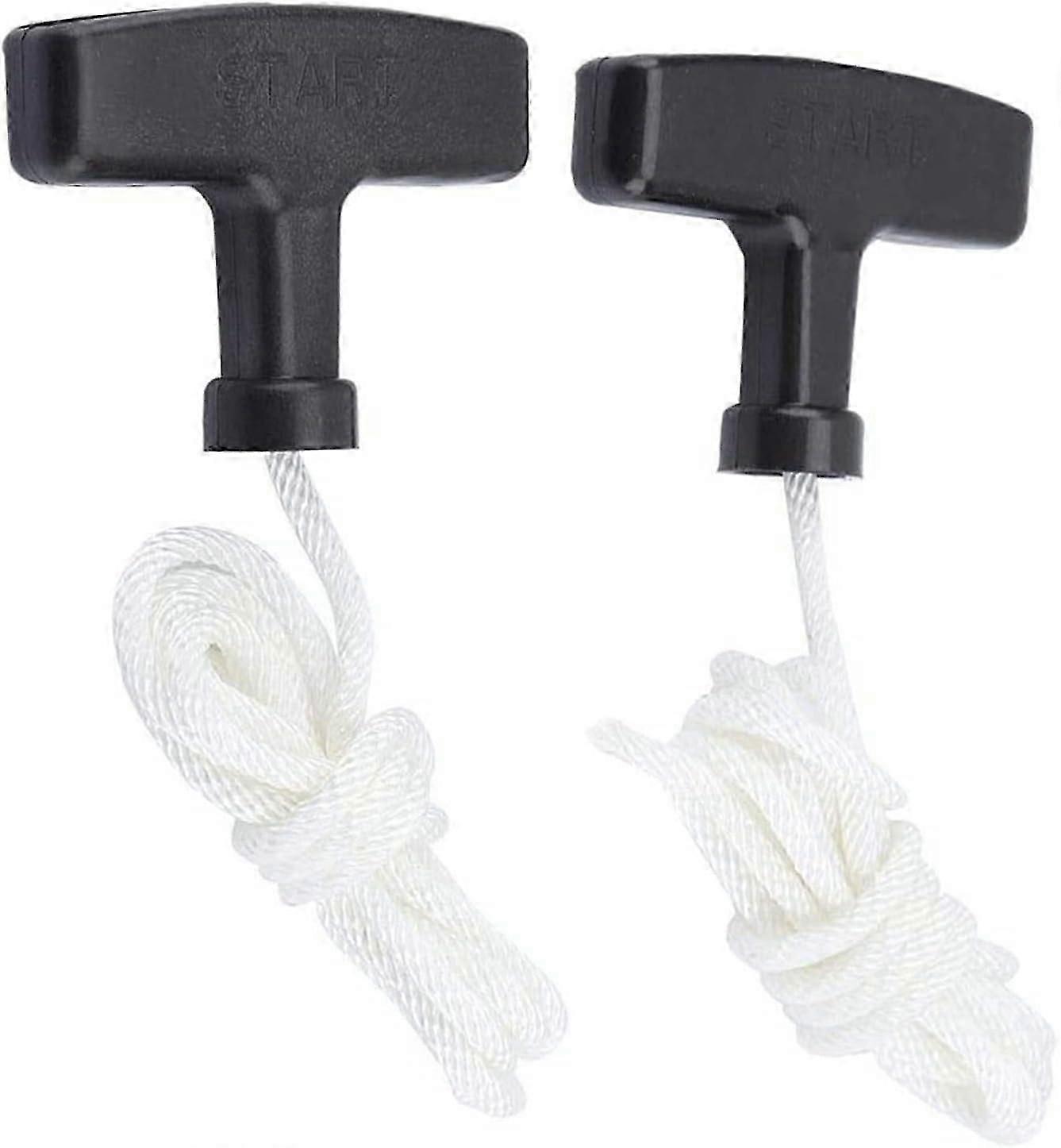 2-Pull Plate Starter Cords - Suitable for most lawn mowers, trimmers, engines