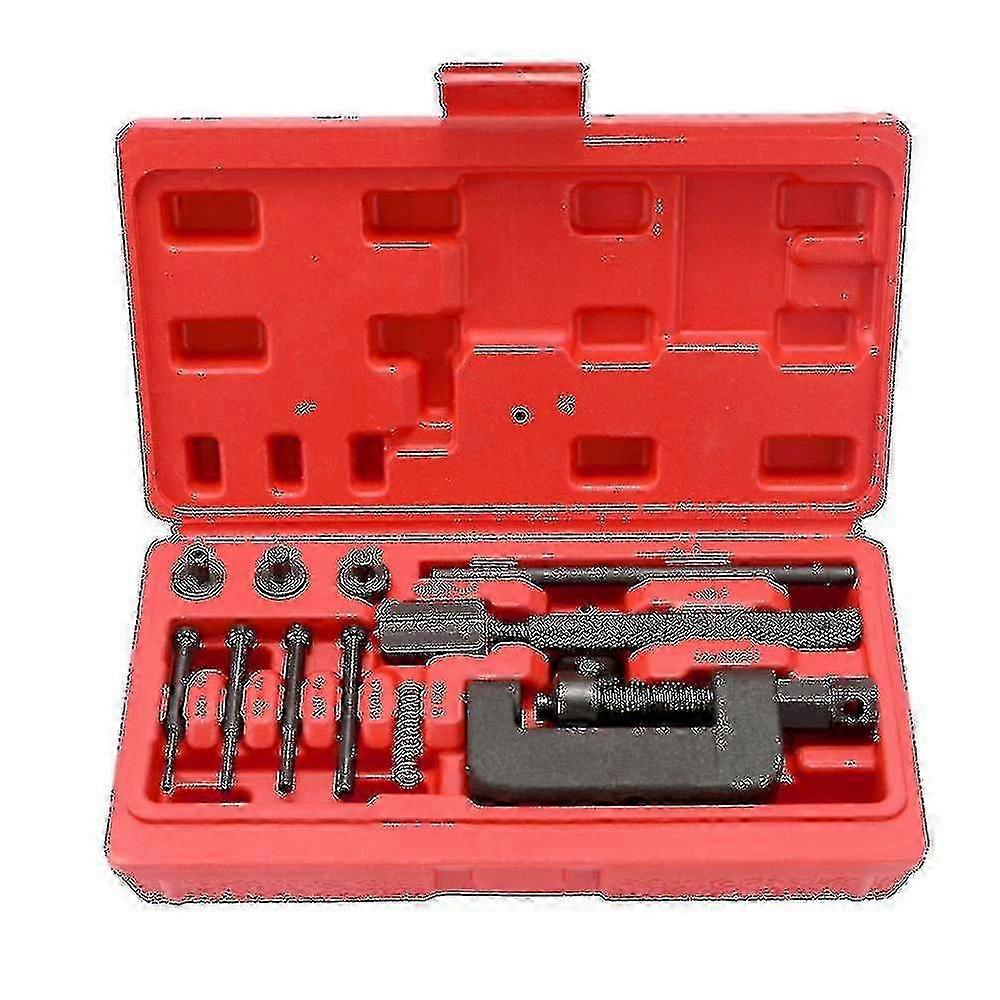 Universal Motorcycle Chain Riveting Tool Set with Carry Box for XXF - Ideal Cycling Accessory