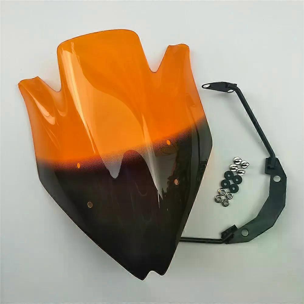 Motorcycle modification Windshield Windscreen w/Bracket set compatible for Z750 Z750R Z-750 Z 750 2007 2008 2009 2010 2011 2012 MAXP