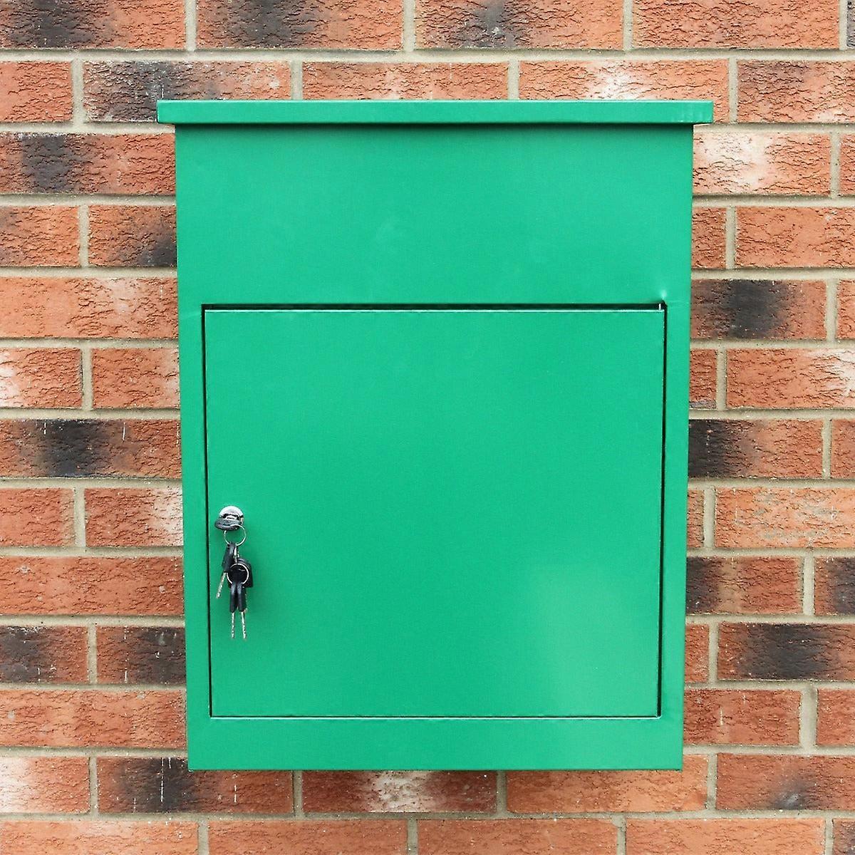 Grüner Paketpostkasten