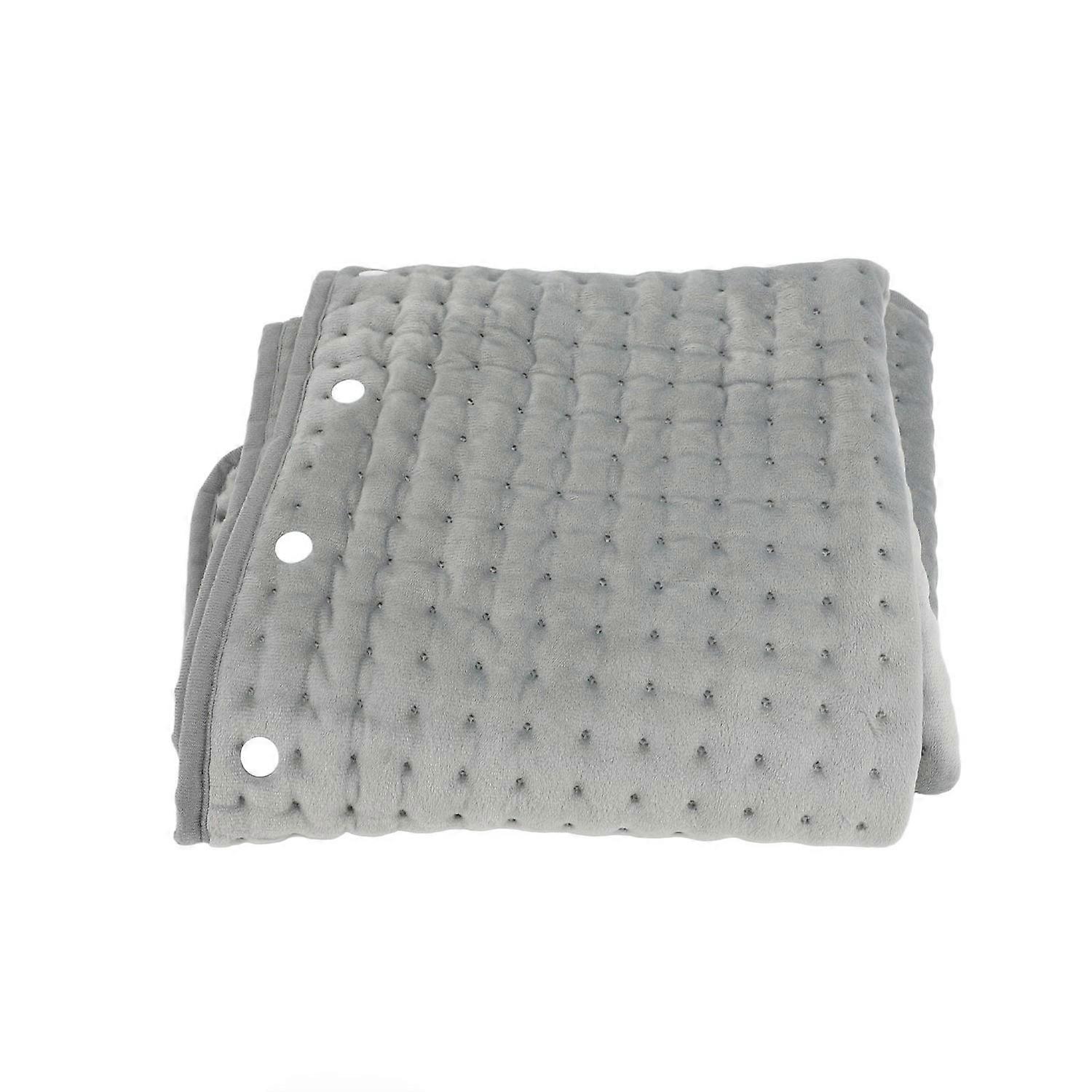 Heating Pad for Back Soreness Relief Foot Warmer Snap Buttons Auto Shut Off 3 Timer 10 Heat Levels W