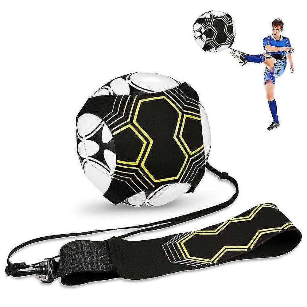 1個ハンズフリー調整可能なソロサッカートレーナー - Audltと子供にフィット
