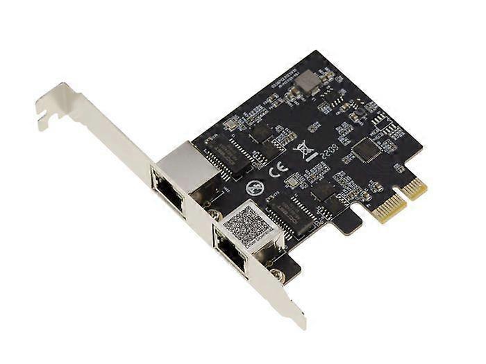 KALEA-INFORMATIQUE PCIe 2.5 LAN Dual Gigabit ETHERNET 10 100 1G 2.5G 2x RJ45. REALTEK RTL8125