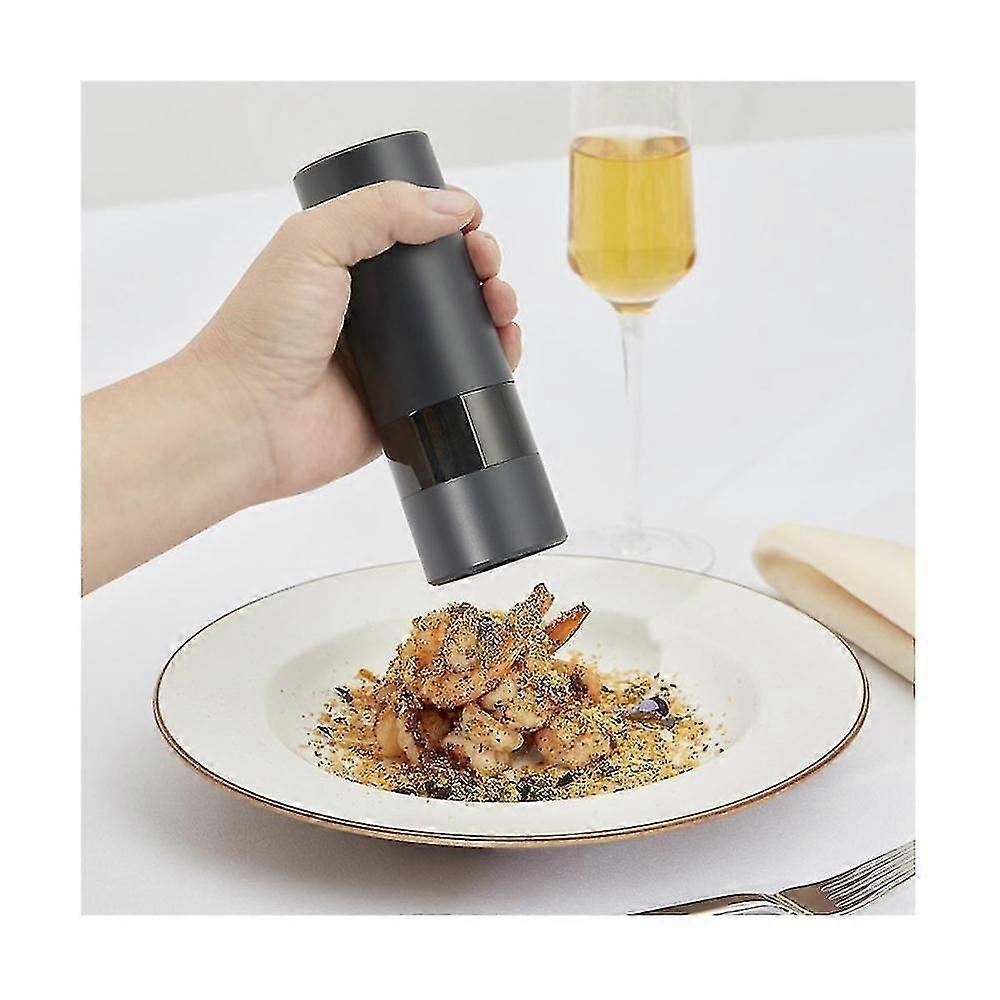 Electric Grinder Usb Automatic Pepper And Salt Led Light 5 Modes Peper Spice Grain Pulverizer For K