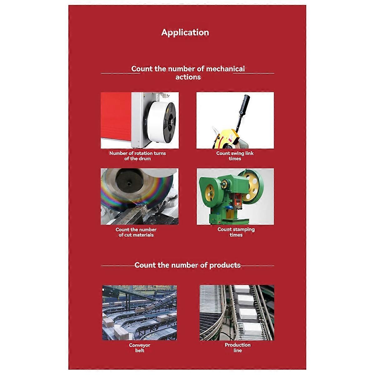 -PS61A Pulse Signal Intelligent Digital Counter Automatic Induction Accumulator Meter Counter