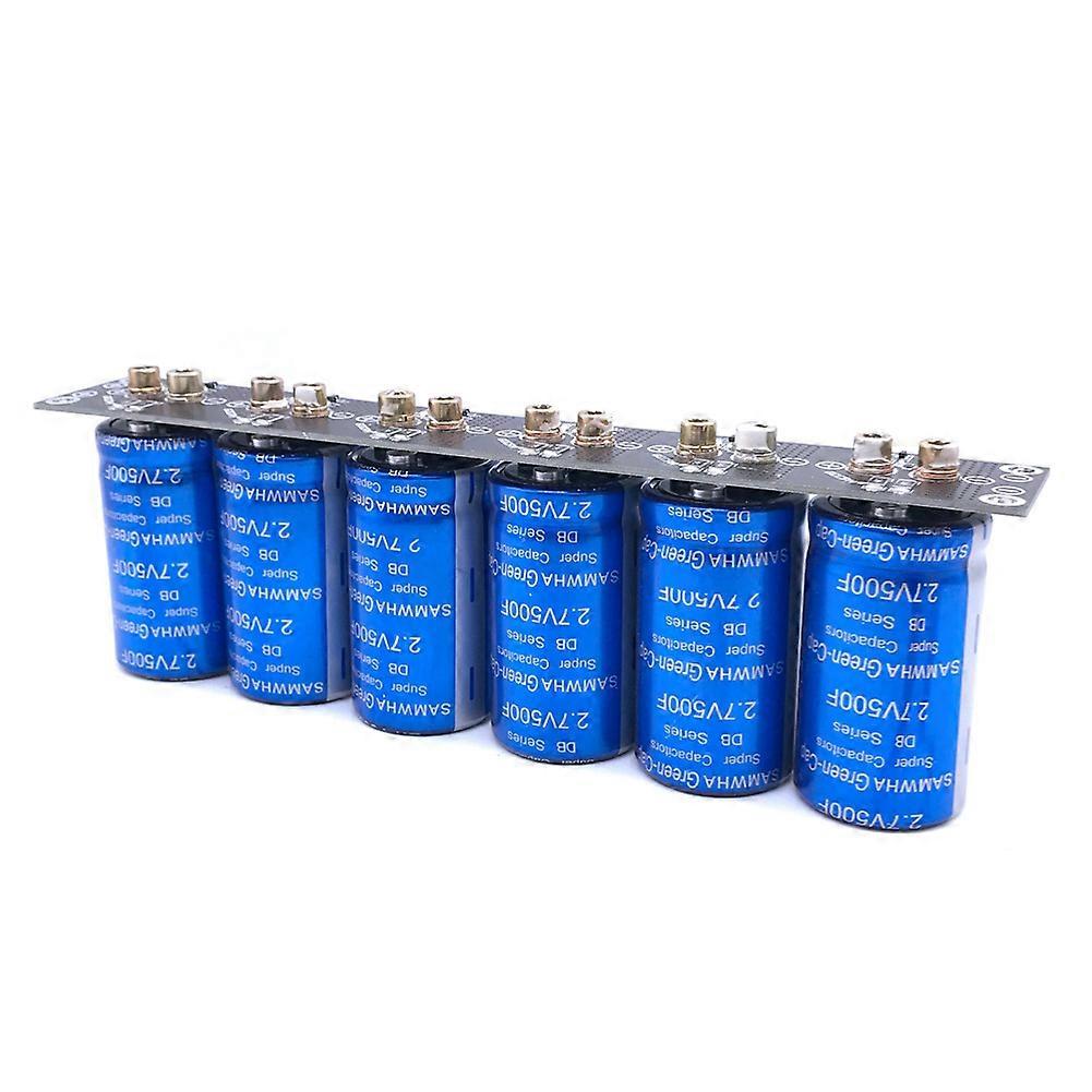 Capacitor 2.7V500F 6 Pieces/1 Set Super Capacitor,Automotive Capacitor With Protection Board