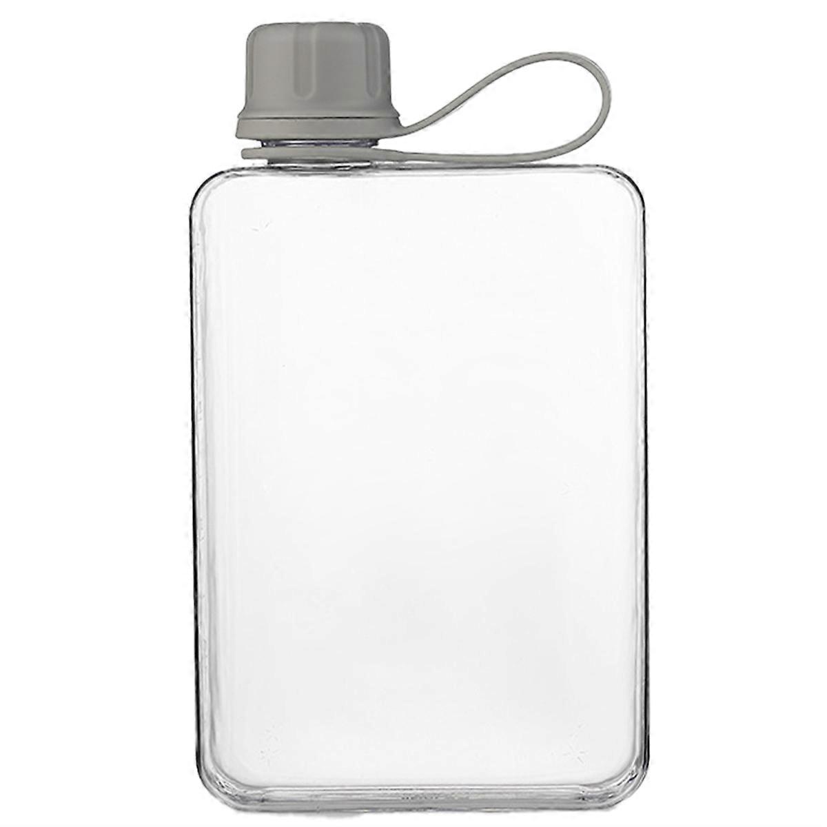 Square Water Bottle 500ml Portable Flat Drink Cups B