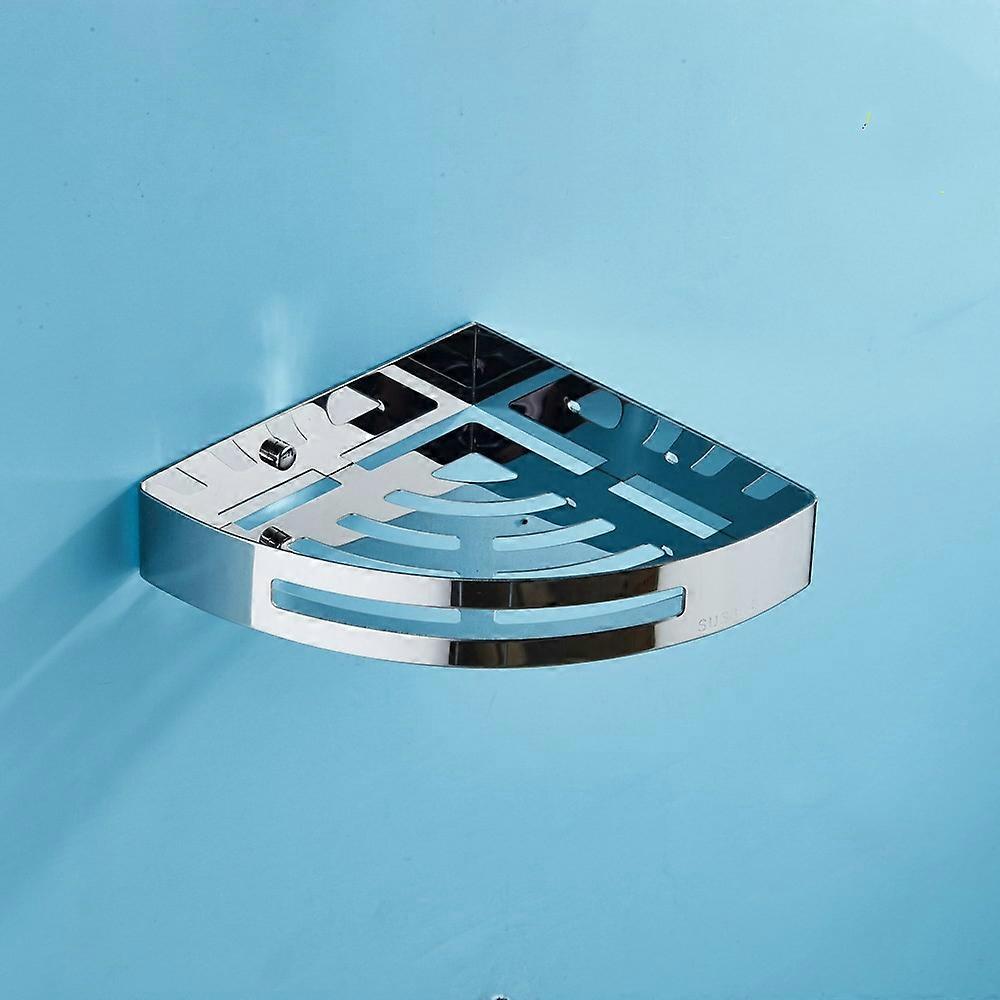 الفولاذ المقاوم للصدأ حامل الصابون طبق الحمام رف مثلث