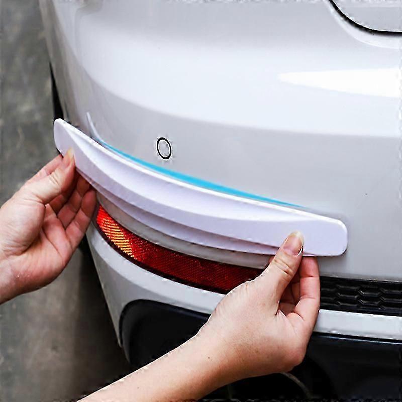 2pcs Pare-chocs de voiture Anti-collision Scratch Guard Coin Protection Bandes Accessoires Automobiles