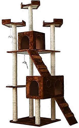 Multi-Layer Vertical Cat Climbing Frame for Pet Activity Center