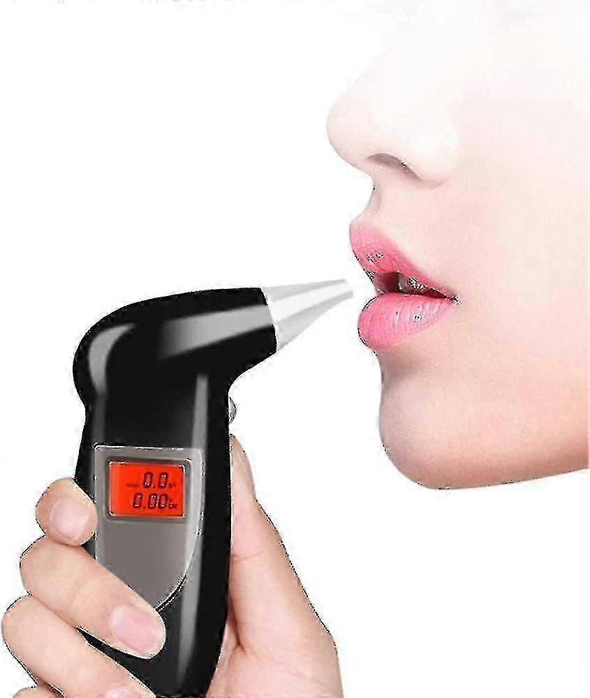 High-precision Portable Digital Alcohol Breathalyzer Tester With Lcd Display