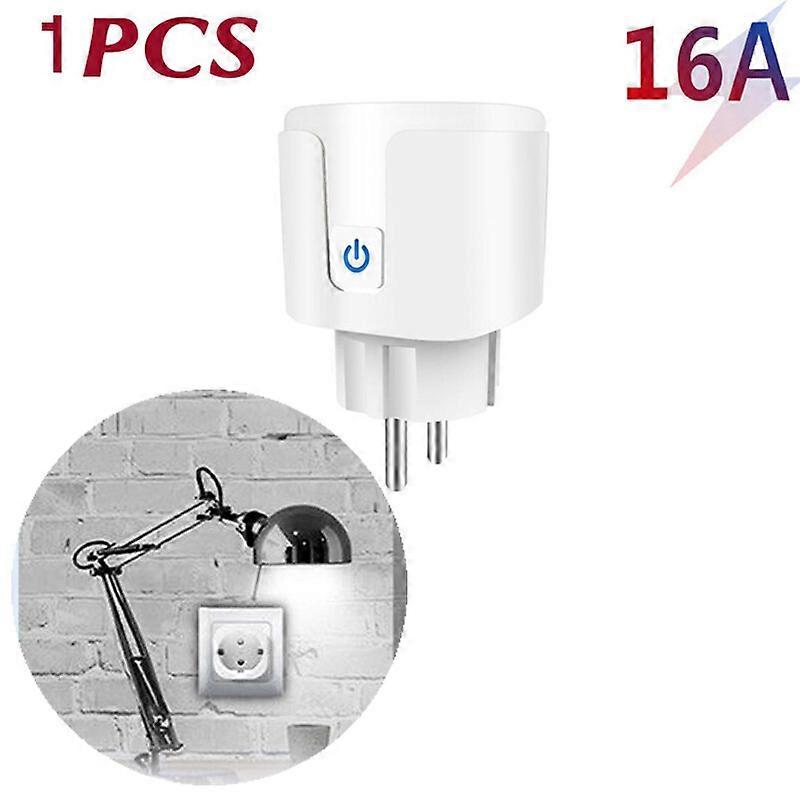 20A WiFi Smart Plug EU Smart Socket With Power Monitor Timing Function Tuya Smart Life Control For Alexa Google Home Alice Standard: 20A EU Plug