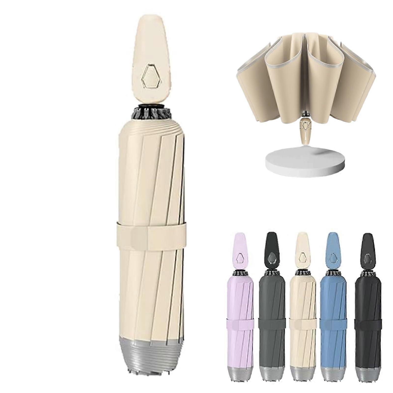 Breliio Umbrella,Breliio Clip Umbrella,12 Ribs, Folding Sturdy Windproof,Travel Umbrellas
