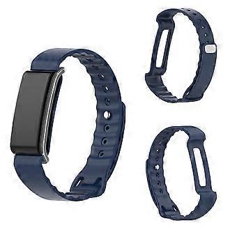 TPE Polshorloge Band Vervangende Horlogeband Riem Geschikt voor Huawei Honor A2 Watch (Marineblauw)