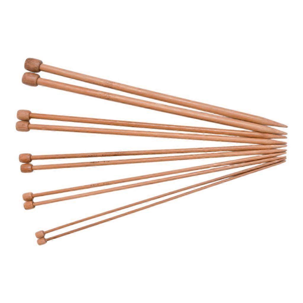 Örgü İğnesi İğne Oyun Seti Bambu Örgü İğnesi Seti Çorap Eldiven için