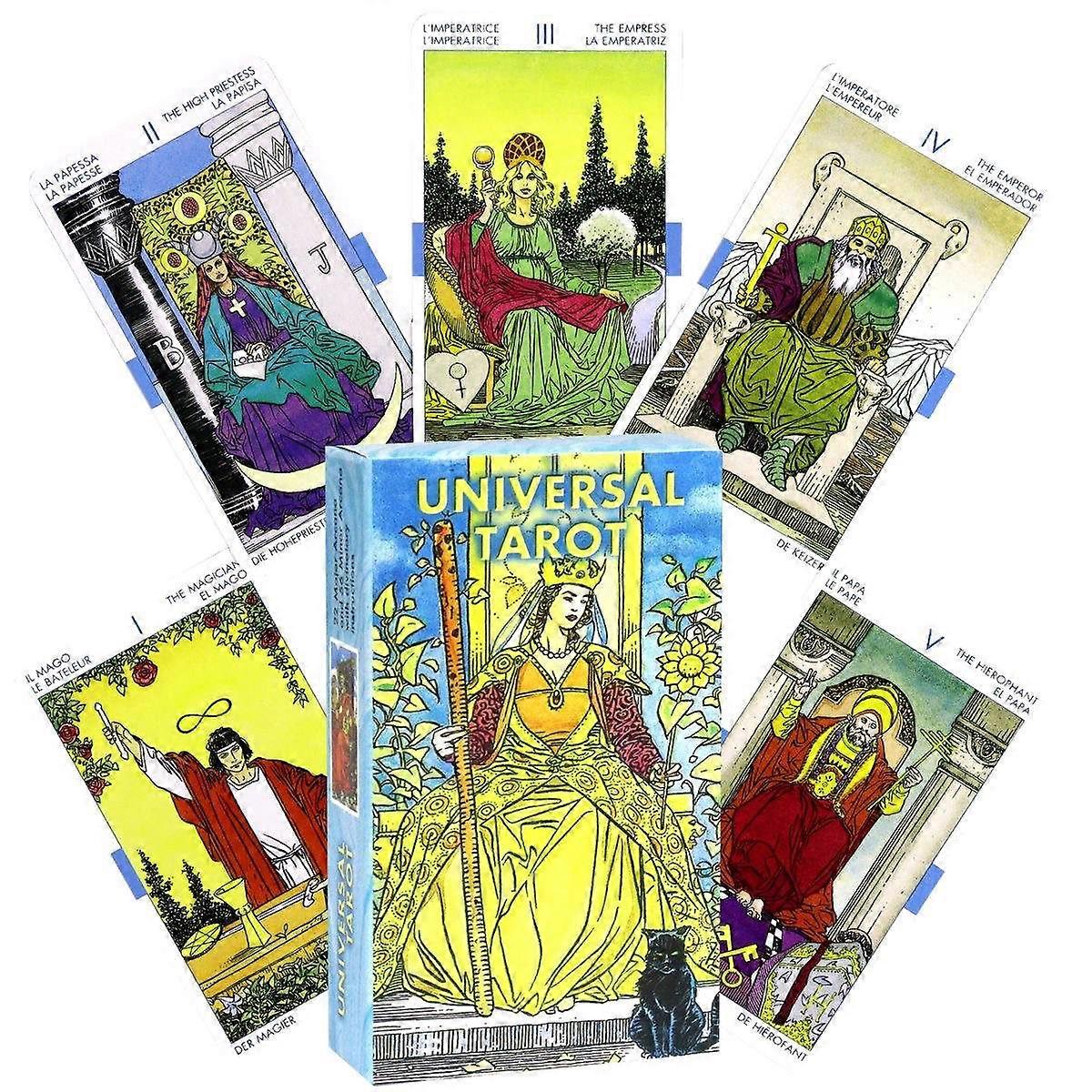78 Cards Rider Waite Tarot Deck Easy Tarot Card Reading Guide
