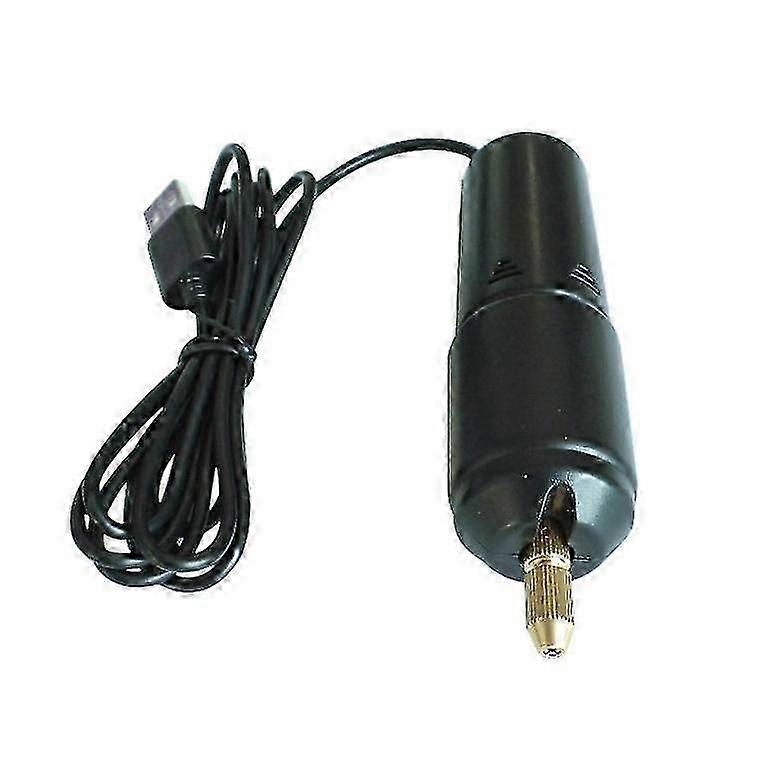 Mini perceuse électrique USB portable portable (1pc, noir)