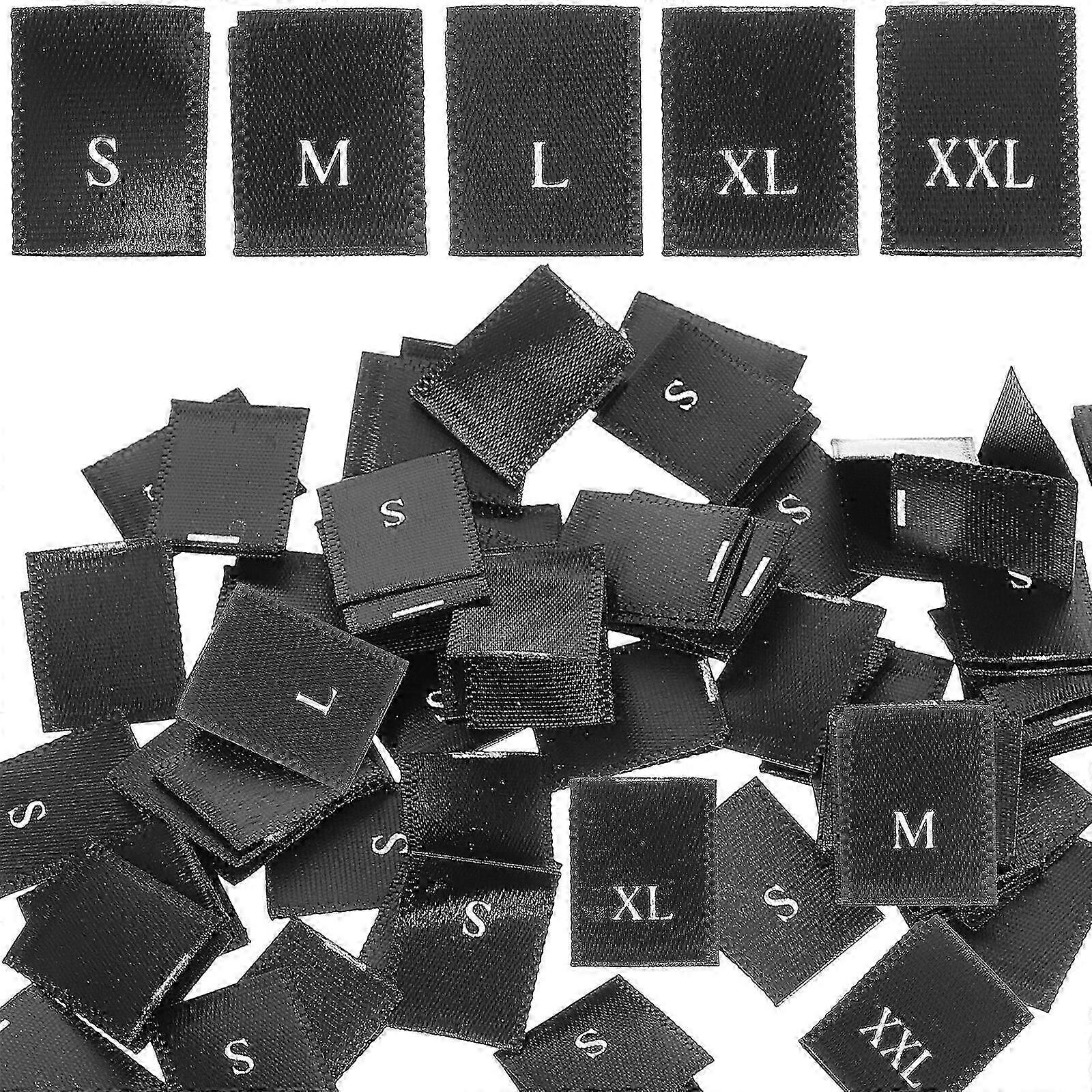 500Pcs Clothing Size Labels Fabric Size Labels Pants Size Labels Small Size Labels for Clothing Making