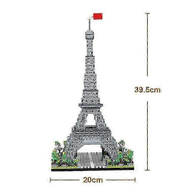 Build Model Eiffel Tower | Architecture Building Paris - 3585pcs World Model -