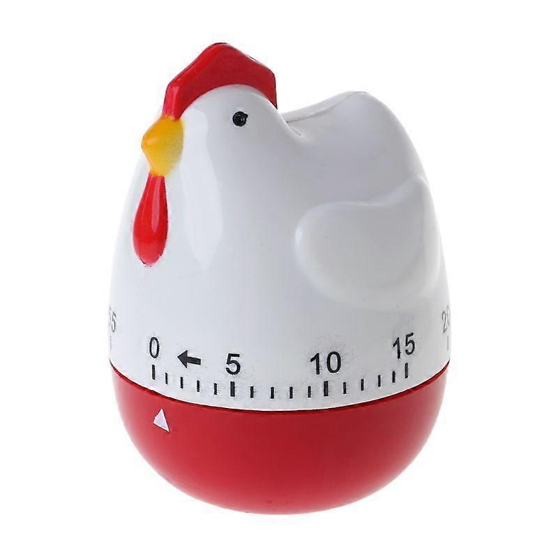 Cute Hen Shape Kitchen Cooking Timer Mechanical Countdown Clock Alarm Reminder T