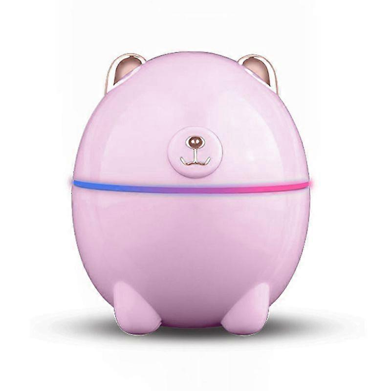 Cute Bear Pattern Air Humidifier Mist Maker USB Charging Aroma Essential Oil Diffuser Ultra Quiet Air Fresher for