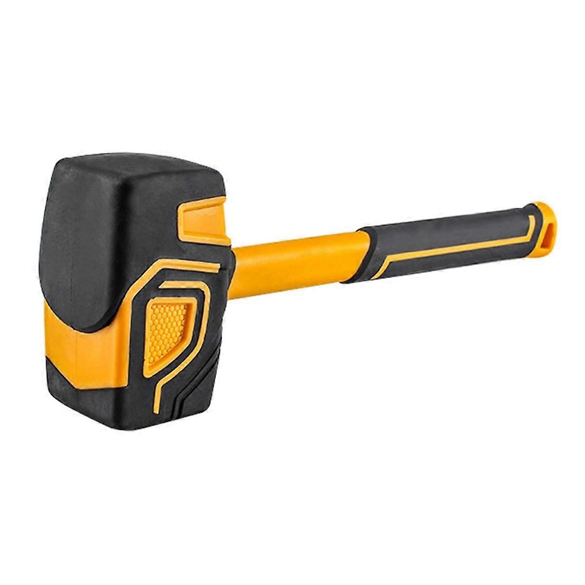 Multifunctional Rubber Hammer Ceramic Tile Soft Rubber Tapping Leather Hammer Hand Tools for Construction Workers