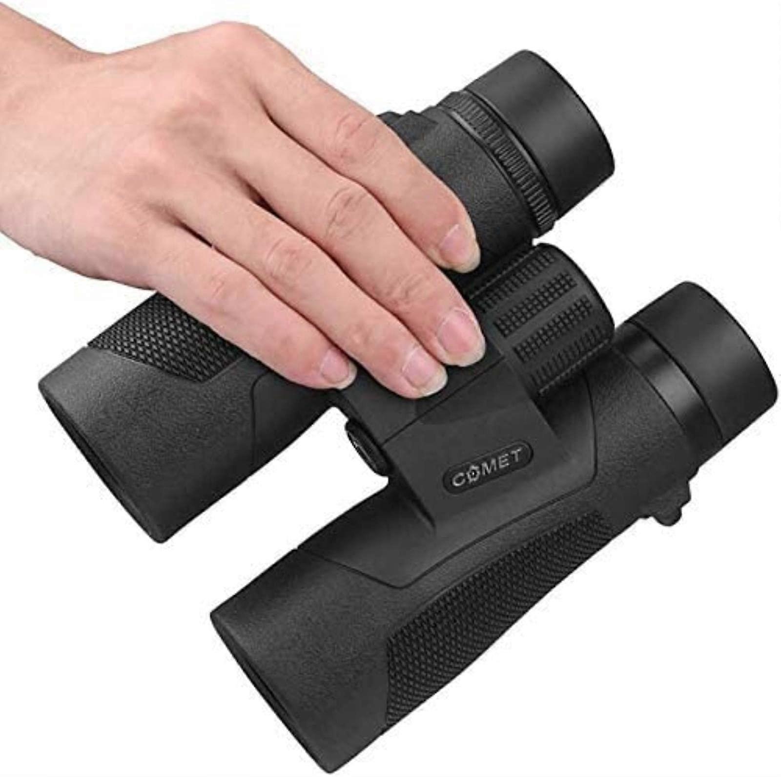 Binoculars 8x42 Waterproof Lightweight Compact for Low Light Bird Watching Bak4 Prism FMC Lens Black