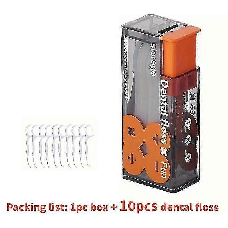 Interdental Brush & Floss Dispenser with Portable Case