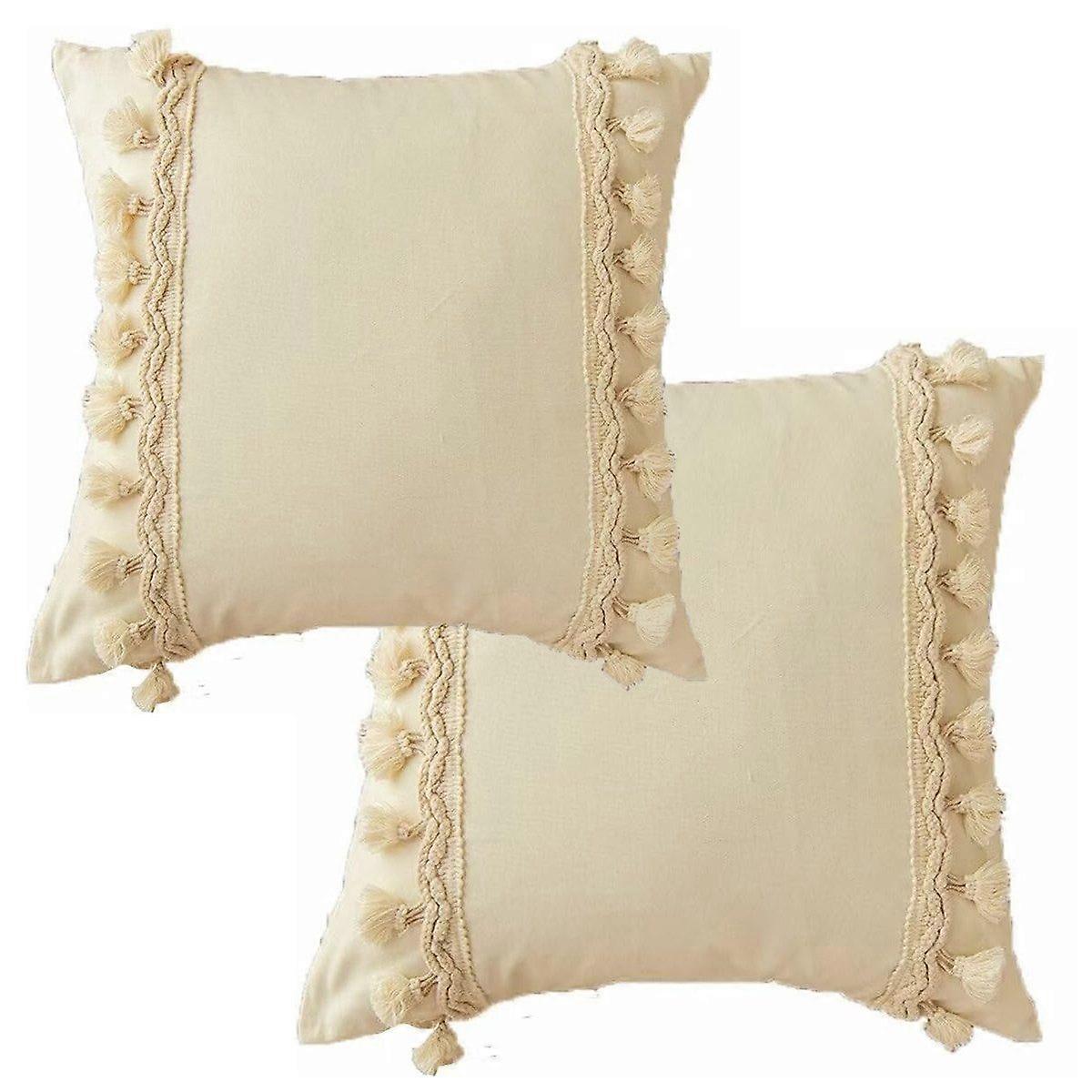 Boho cushion cover with concealed zipper, stylish design, cozy texture, unique pattern