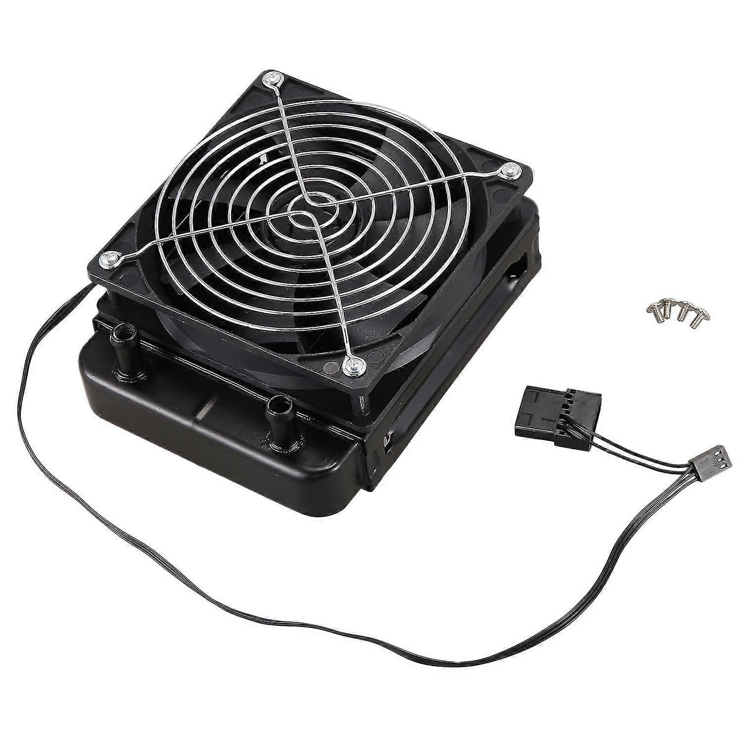 120mm 10 Pipe Water Cooling CPU Cooler Row Heat Exchanger Radiator with Fan for PC Computer LED Wat