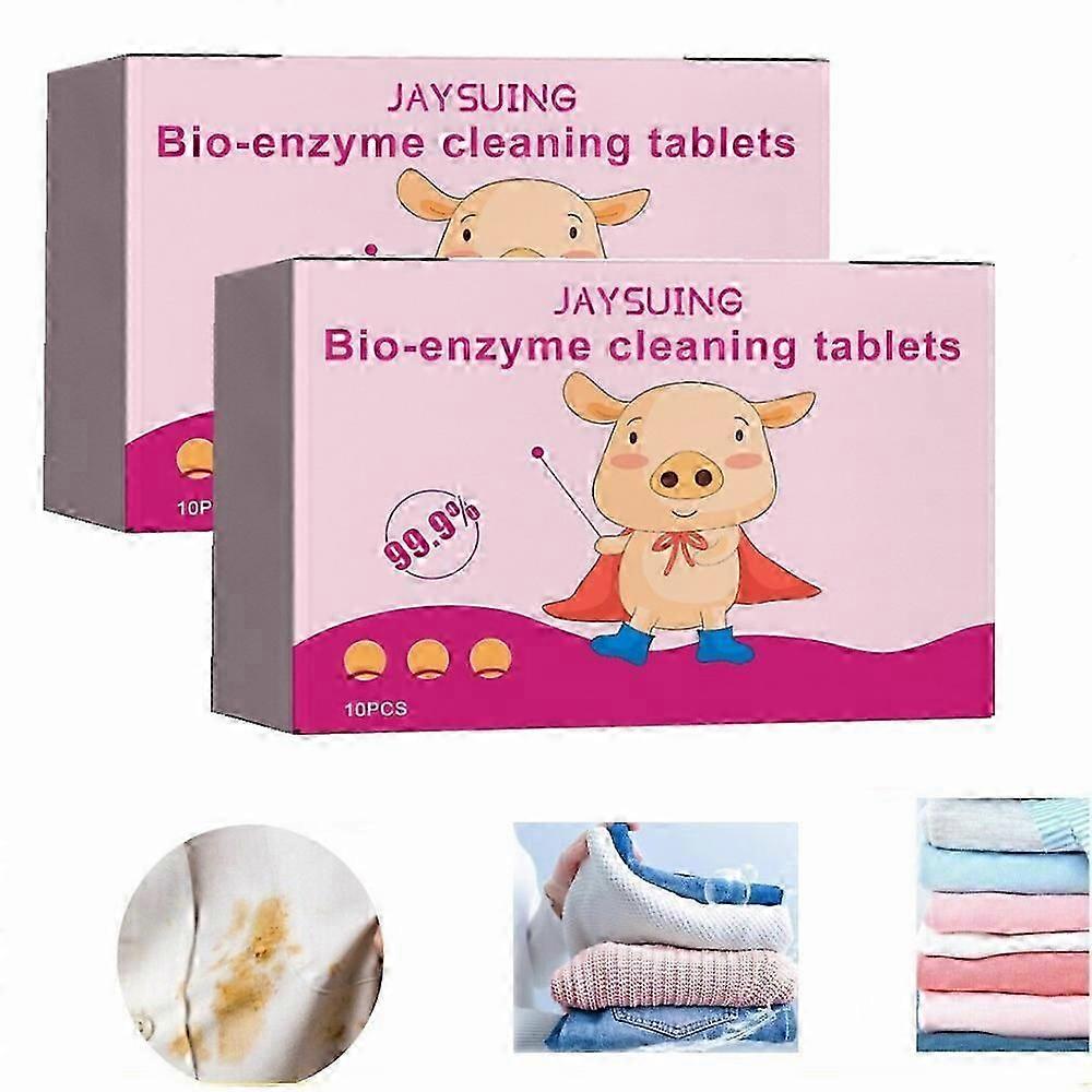 1-3PCS Bio Enzyme Cleaning Tablets Multi-functional Bio-Enzyme Cleaning Tablets Washing Machine Cleaning Tablets All-Purpose